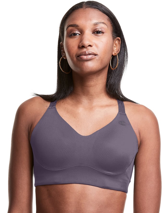 Champion Womens Sports Bra NZ - The Everyday Dark Grey ( 4792-IEJVF )